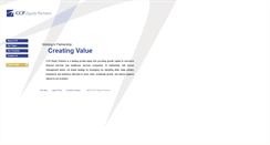 Desktop Screenshot of ccpequitypartners.com
